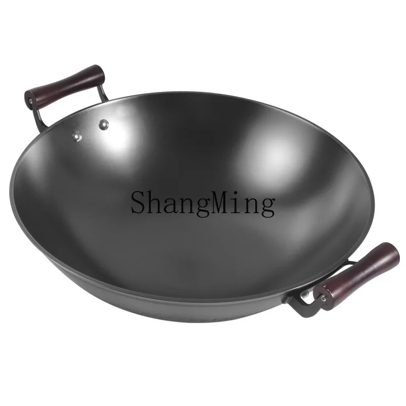 

DSA cast iron pot uncoated iron pot old-fashioned household pig iron round bottom cooking gas stove induction cooker universal