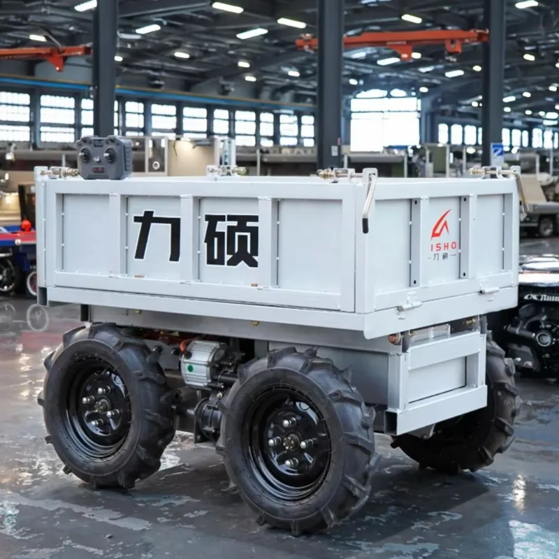 【Popular】 Véhicule de Transport 4X4 télécommandé industriel d'ingénierie de conception modulaire d'expédition DDP avec batterie