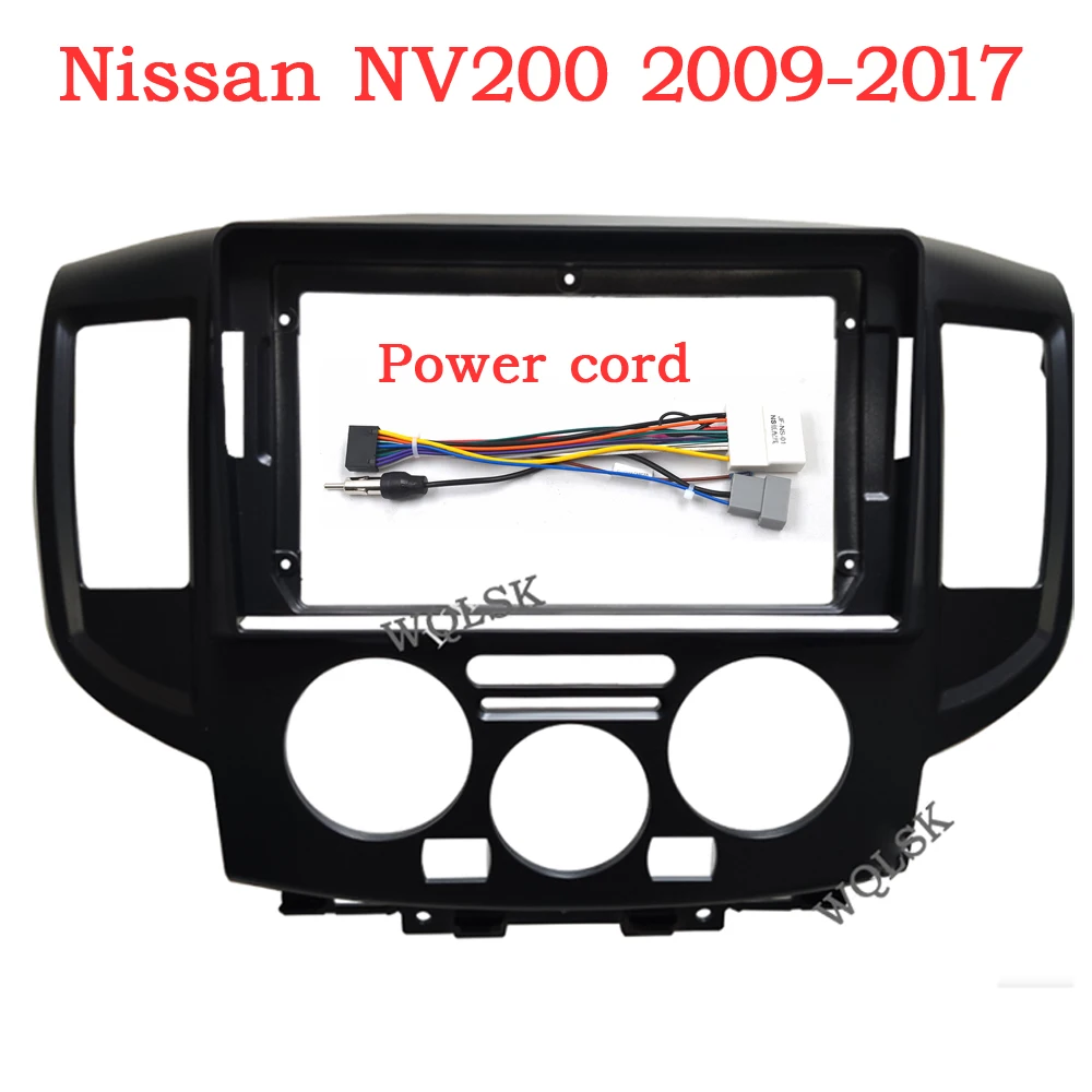 

9-дюймовый автомобильный радиоприемник для Nissan NV200 2009-2017, DVD, GPS, MP5, Android-плеер, стерео, головное устройство 2 Din, панель приборной панели, рамка, крышка