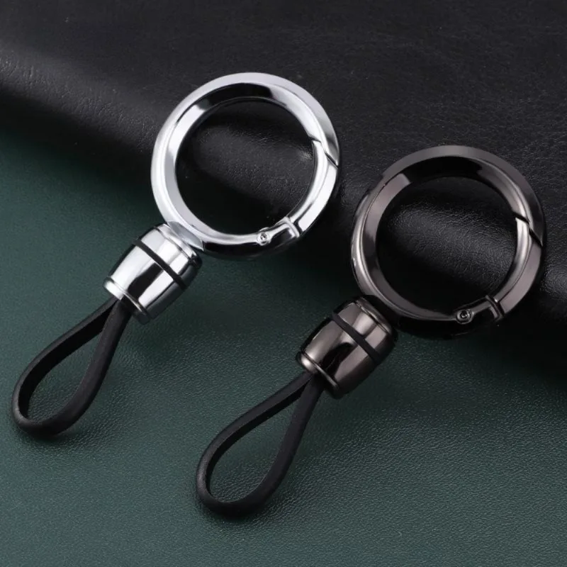 New Car Keychain Men\'s High-end Car Lanyard Simple Women\'s Keychain Anti Loss Car Supplies