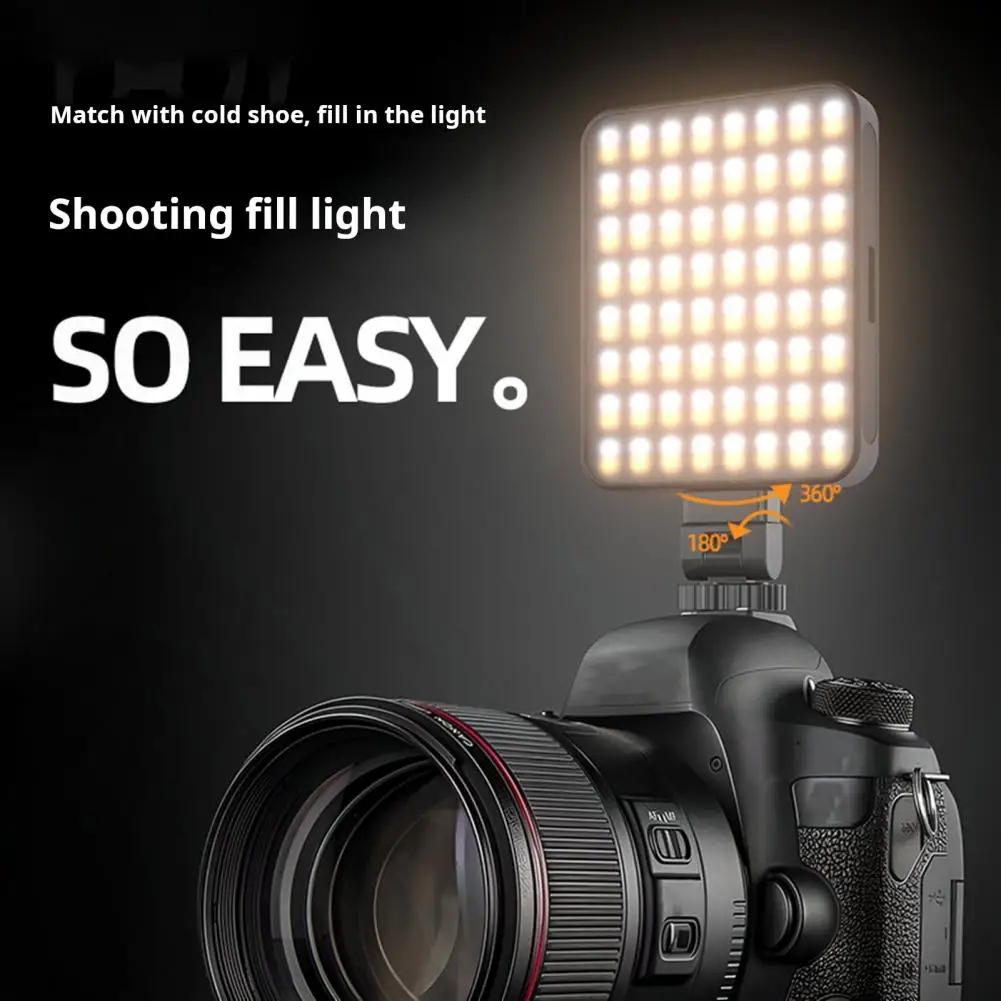 Professional Selfie Light Adjustable Brightness Selfie Light Portable Rechargeable Led Fill Light with Phone Clip Shoe for Super image 2