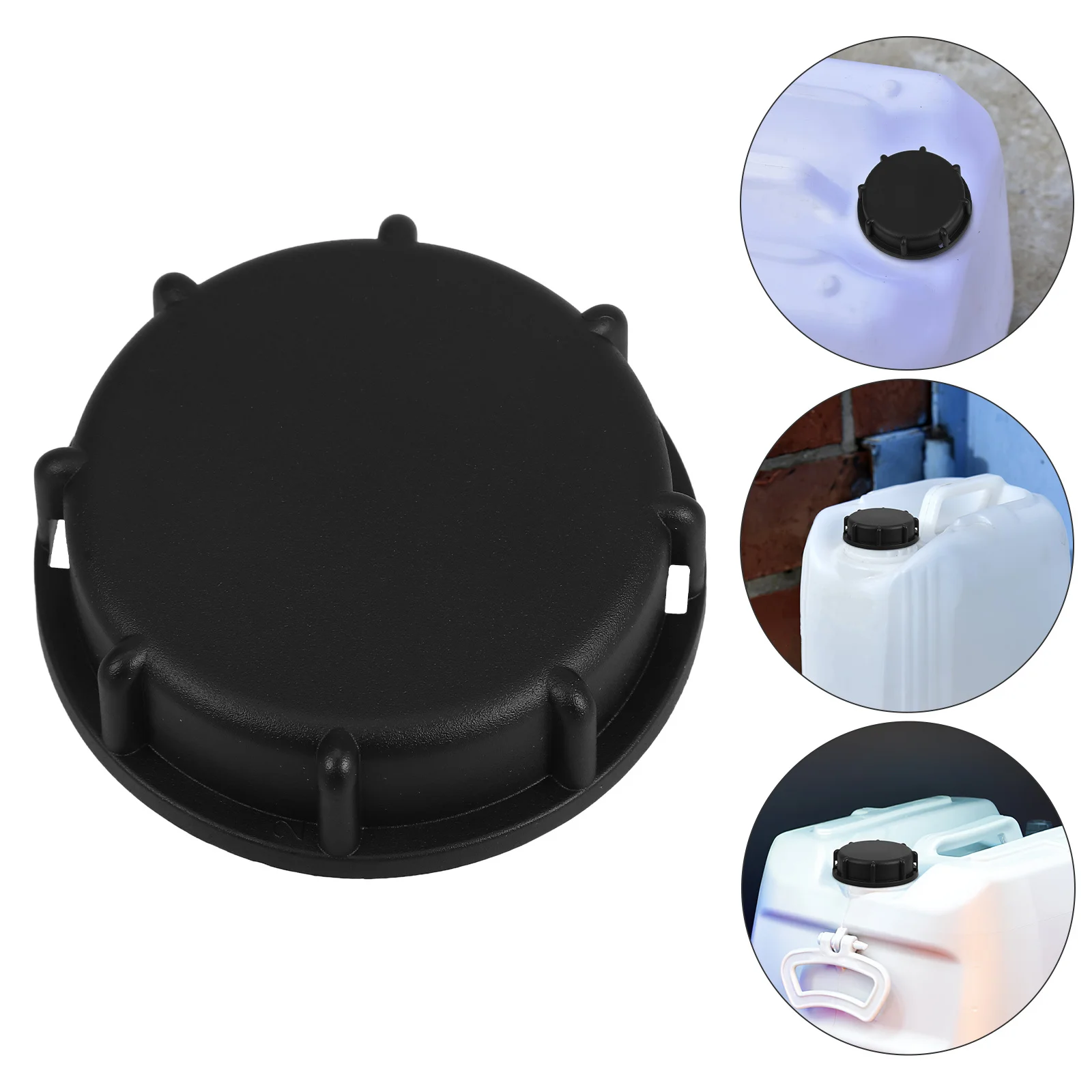 

60Mm Plastic Valve Cover Replacement Durable Sealing Lid Water-Resistant Tank Cap Tote Bucket Bung Threaded Lid Covers For Water
