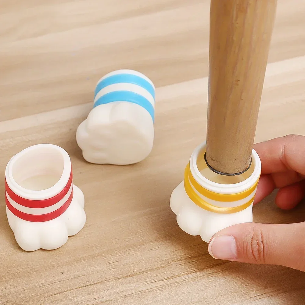 غطاء واقي لأرجل كرسي من السيليكون لمخالب القطط ، أغطية أرجل لطاولة الأثاث ، سجادة حماية أرضية مانعة للإنزلاق ، ديكور المنزل ، 16: 1