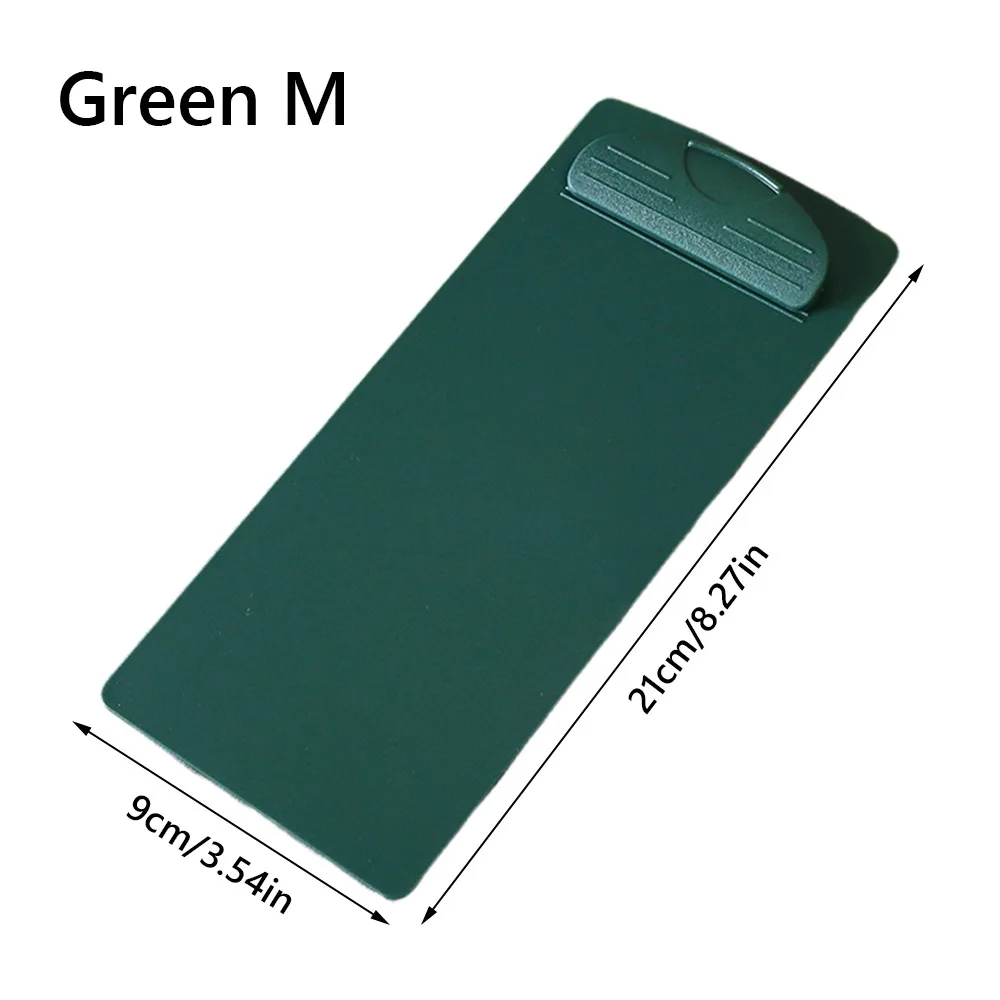 High Quality Plastic Menu Clip Multi-size Multicolor Writing Support Pad Multi-functional Bill Folder