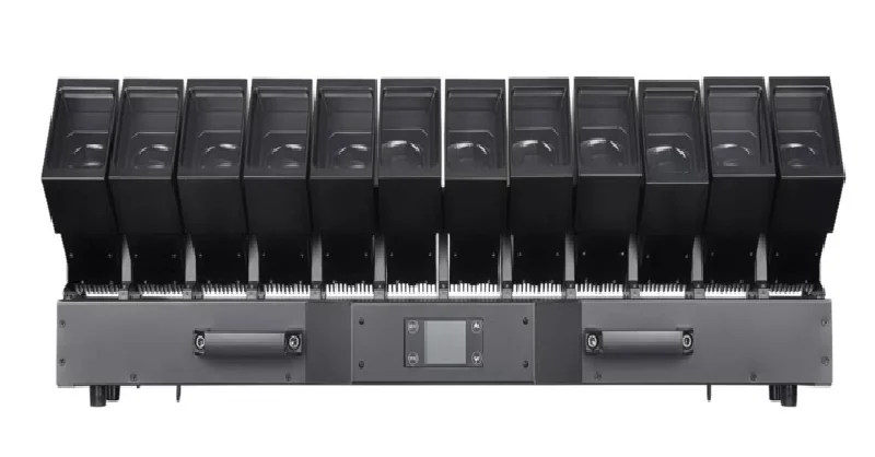 

1 piece IP65 outdoor 12 * 60W RGBW 4in1 Zoom LED Water Wave Wall Washer Moving Head Beams Stage Light