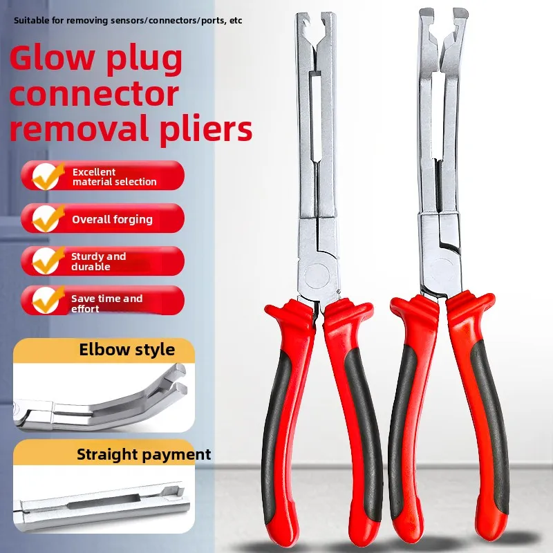 Extended preheat plug connector Removable tongs Engine preheat sensor connector Terminals Dust jacket Harness tongs Tool