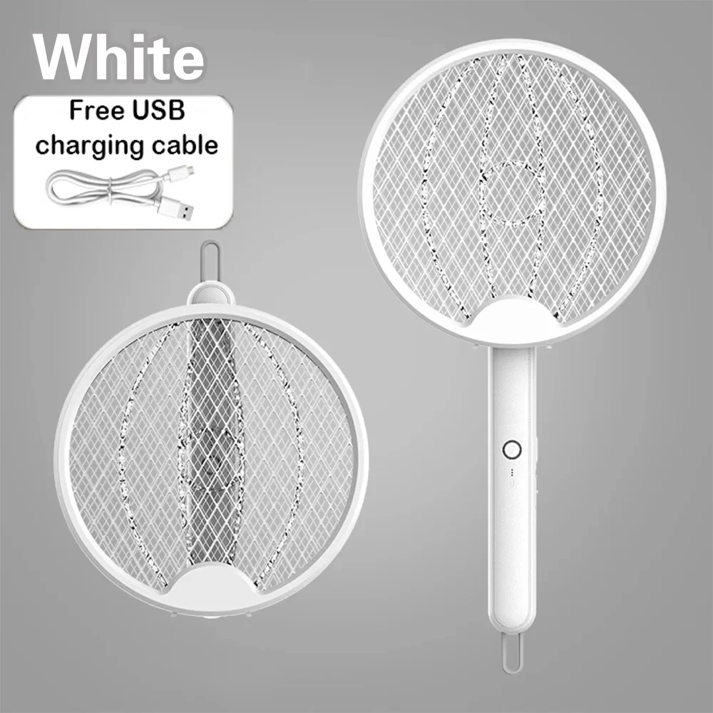 Verbeterde 4-in-1 elektrische muggenmoordenaar Opvouwbare draagbare bugzapper USB oplaadbare vliegenmepper met UV-lichtval Insect - afbeelding 1
