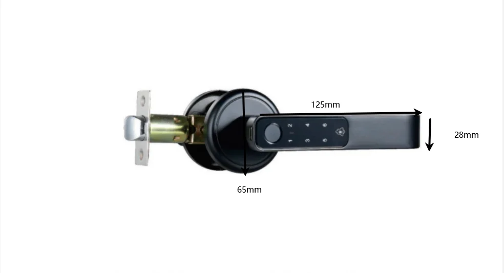 

Для деревянной двери, замок с отпечатками пальцев, беспроводной вход без ключа с приложением, дистанционное управление, пароль, механический ключ, дрель не требуется