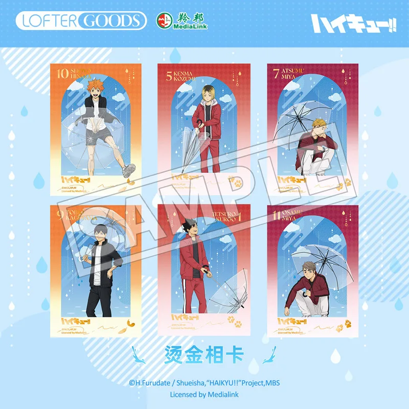 

Haikyuu!! Shoyo Hinata Tobio Kozume Kenma Tetsurou Kuroo China Official Authorization Wait Sunny Series Photographic Paper
