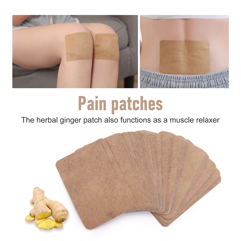 200Pcs Herbal Ginger Patch Plasters Promote Blood Circulation Relieve Pain And Improve Sleep Joint Pain Reliever Patch