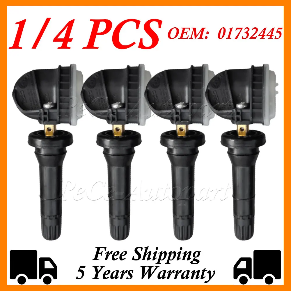 1/4PCS TPMS Tire Pressure Sensor 433MHz For Geely Atlas Pro Atlas Tugella Tugella L Atlas Emgrand Gse Binray 01732445