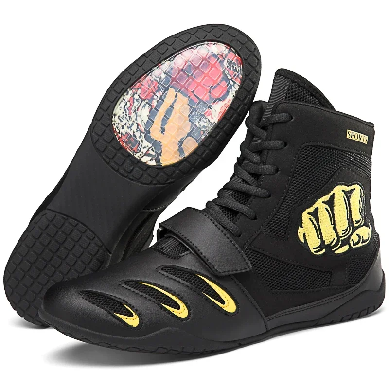 

New Professional Wrestling Shoes Men Women Size Plus 35-46 Luxury Boxing Shoes Light Wreastling Sneakers Fighting Sneakers