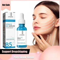 Reines Hyaluron säure Gesichts serum Anti-W-Falten feuchtigkeit spendende Poren schrumpf lift feste feine Linien erleichtern dunkle Kreis Hyalu B5 Essenz