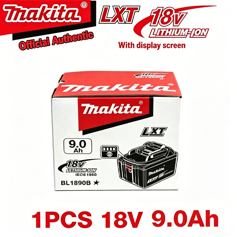 

100% Original Makita 18V 9.0Ah battery, 2000mAh for Makita BL1830， BL1830B， BL1840 ，BL1840B ，BL1850 BL1860B power tools battery