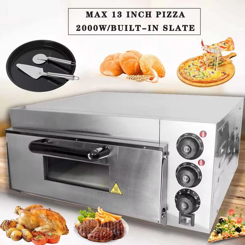 Electric Single Deck Commercial Pizza Oven Large Capacity Multi-purpose Bakery Oven For Cake Bread Pizza