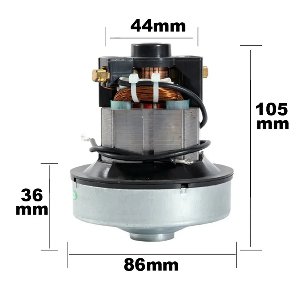 Motor de aspiradora 600W para Midea SC861 SC861A SA2801, pieza repuesto ABS metálico 86mm, accesorios limpieza
