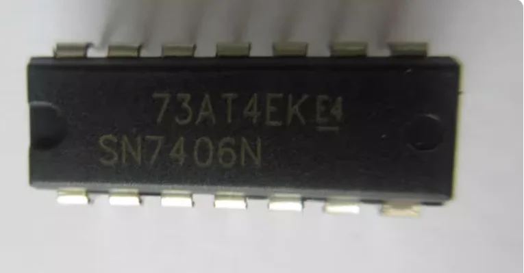 SN7406N DIP-14 Six Inverter Module - Brand New SN7406
