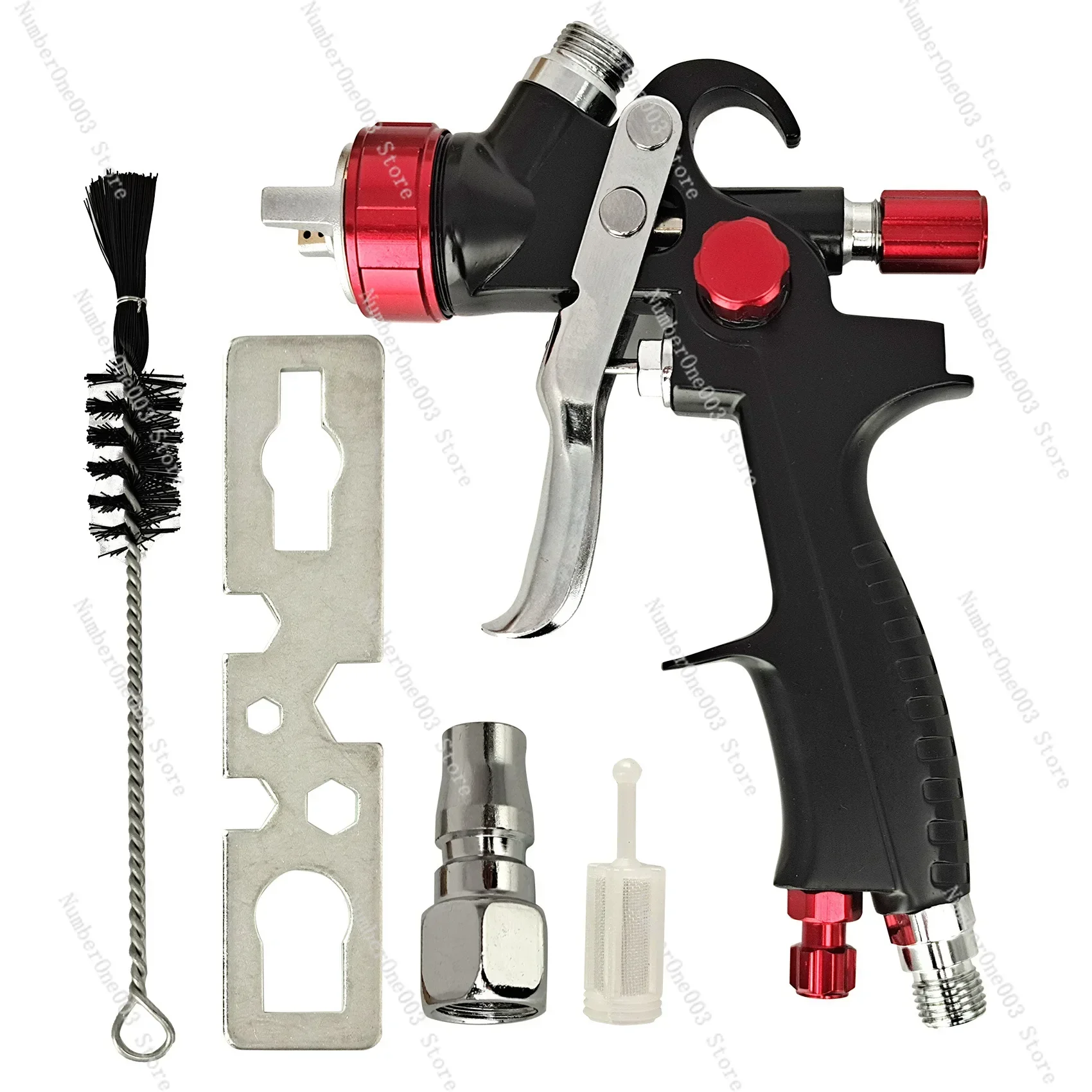 Stock High Atomization Aluminum Cup Spray Gun Furniture Car Primer Paint Spray Gun Kit