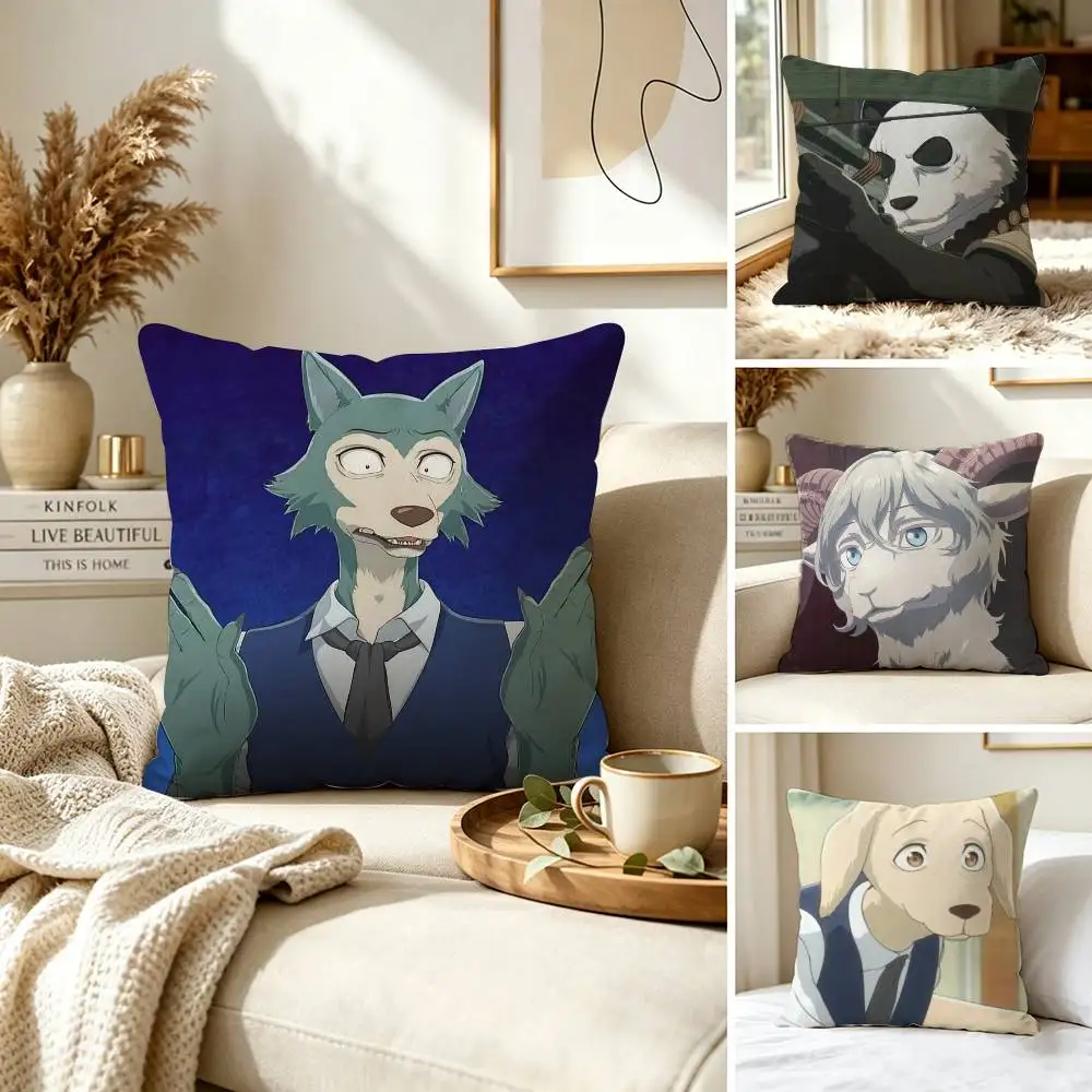 BEASTARS Final-S Anime Pillow Case for Sofa Living Room Home office Decor Protective Cover