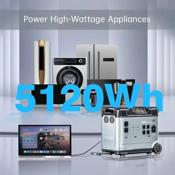 Large Capacity Portable Power Station Powerstation Solar Generator 3600W 4000W