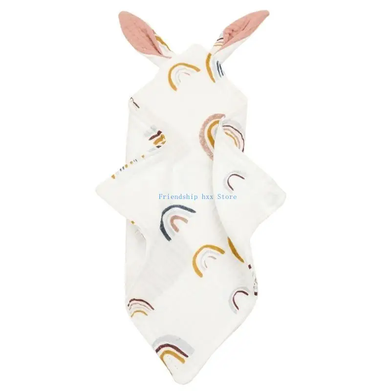 

F1CB Super Soft Baby Washcloths Set Toddler Face Towel Natural Organic Cotton Skin-friendly Infant Muslin Squares Cloths