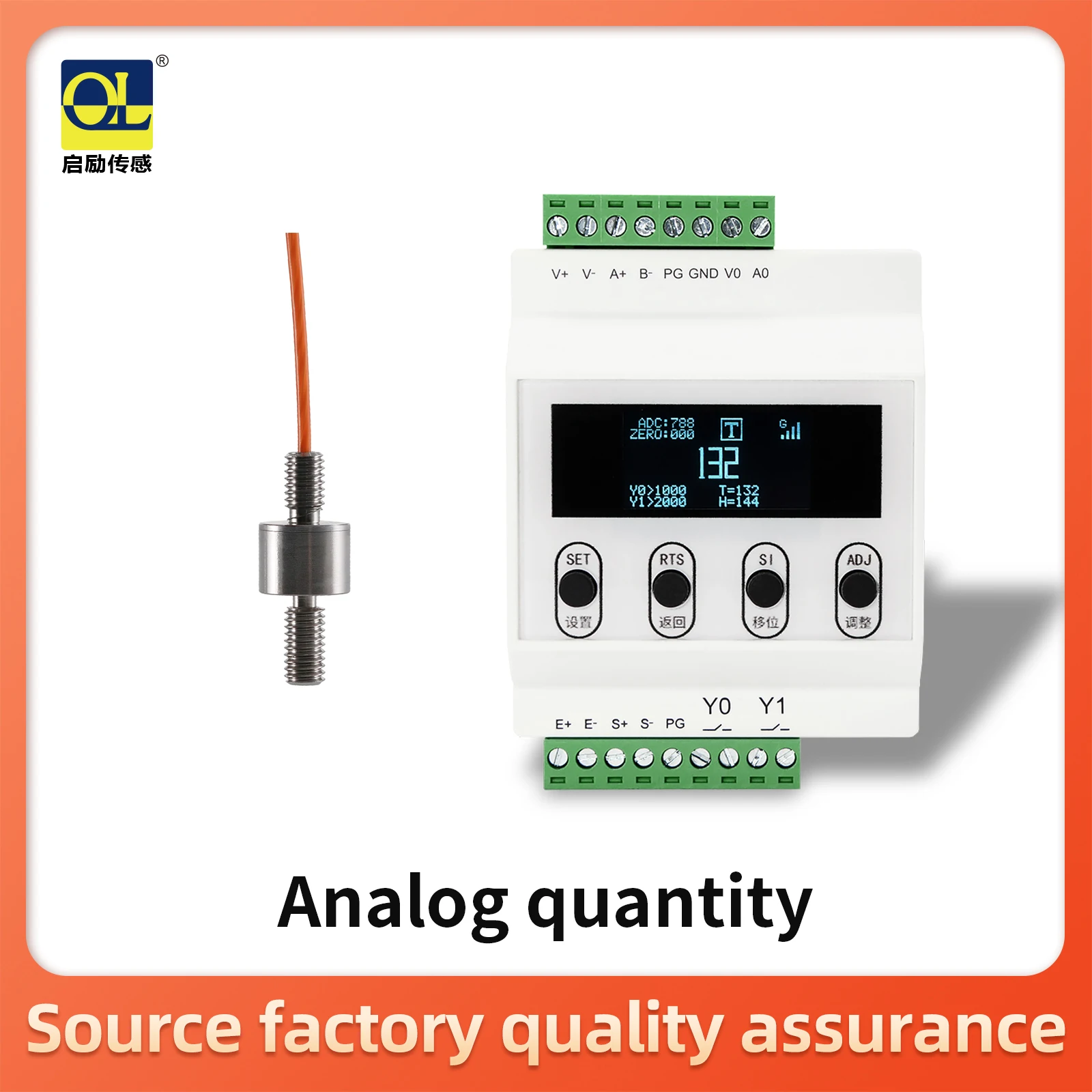 

Indicator display+Micro load cell weight sensor, measuring voltage and compression force, scale adapter weight sensor, HX711