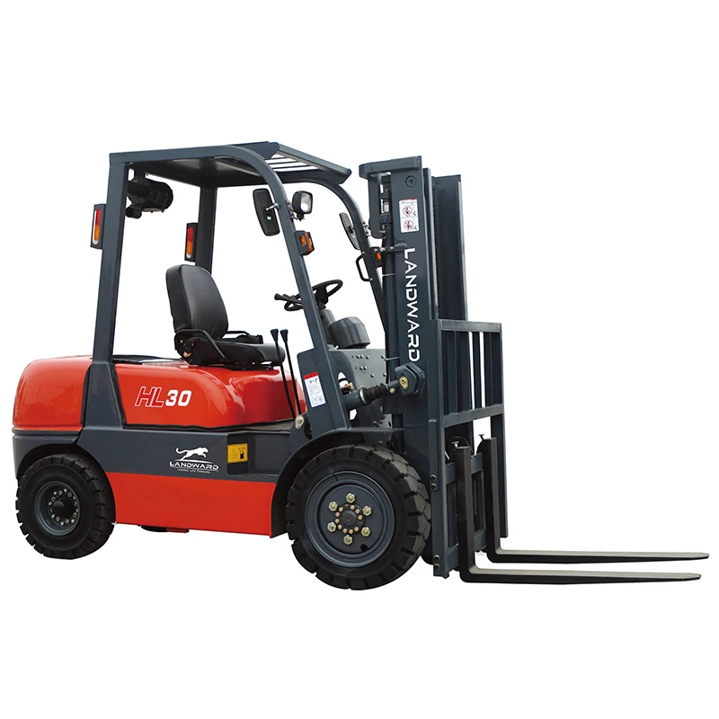 China Manufacturer Customizable High Quality Four Wheels Forklift Lifting Truck 3 Ton-5 Ton Diesel Forklift Trucks For Sale