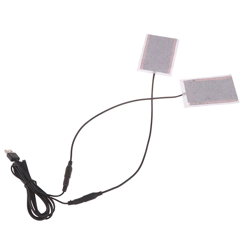 * New Sale 1Set Portable DIY USB Heating Heater Winter Warmer Plate for Pad Shoes Gloves