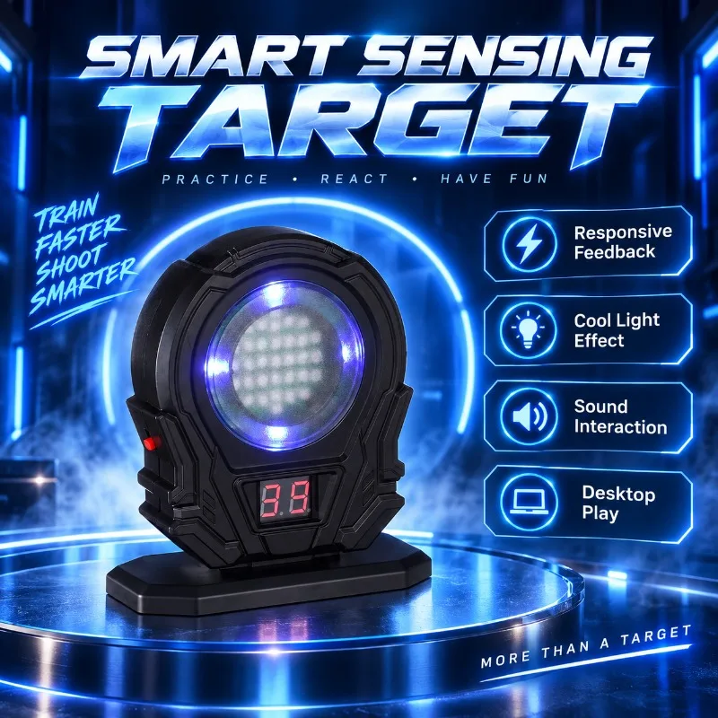 High Precision Sensing Receiver Target Sturdy Shell Digital Score Tracking Leisure Game Fitting