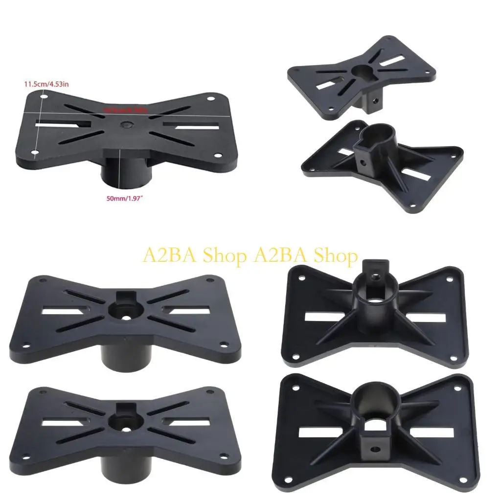 

A2BA 2 Pcs Universal Floor Speaker Stand Tray Bottom for Seat Sound Stand Mounting