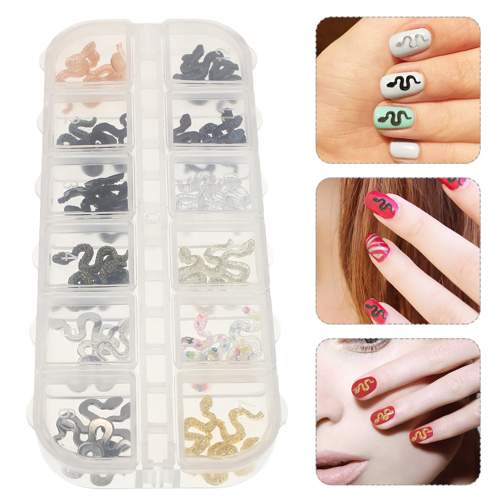 

Набор украшений для ногтей в виде змейки: модные и стильные аксессуары для маникюра, декор для ногтей, украшения для акриловых ногтей, DIY для женщин