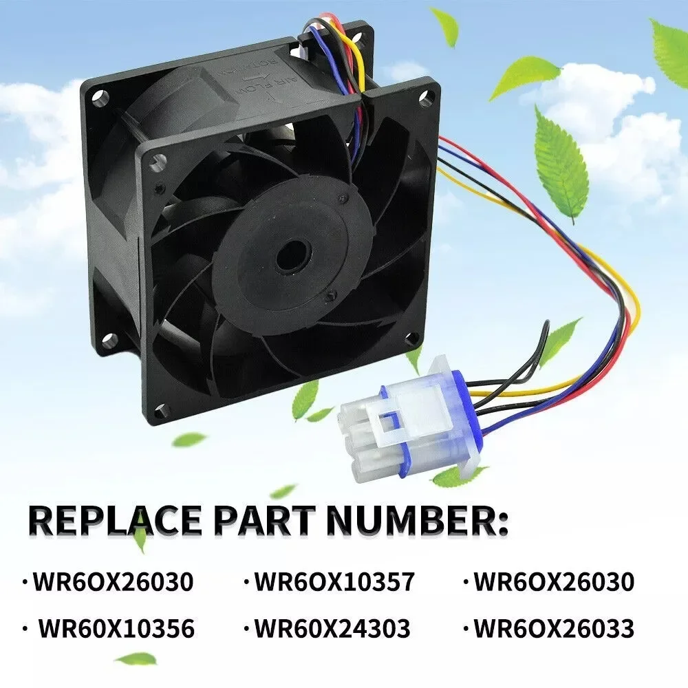 อัพเกรดสําหรับ GE ตู้เย็นระเหยพัดลมมอเตอร์ WR60X26866 WR49X25197 239D1412