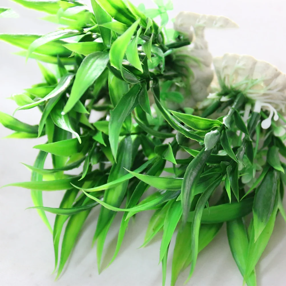 

1Set Simulation Bamboo Grass Premium Artificial Aquatic Plant for Room Hotel Fish Tank Decoration Simulate Bamboo Grass
