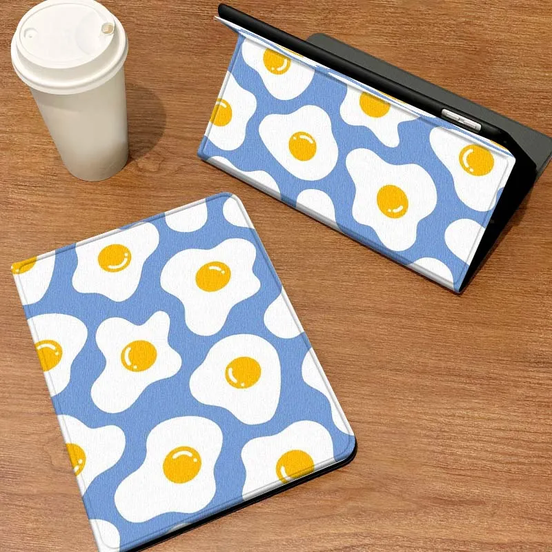 

Color Fried Egg Pattern For Samsung Galaxy Tab A7 A9 A11 S6 A11 A8 S11 Lite Plus 10.4 10.5 10.1 Inch Tablet Case