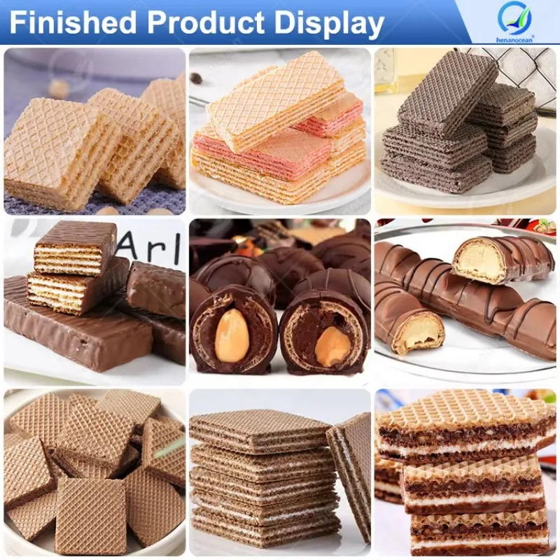 เครื่องทำเวเฟอร์บอล สายการผลิตเวเฟอร์ช็อกโกแลตครบวงจร เครื่องทำบิสกิตเวเฟอร์