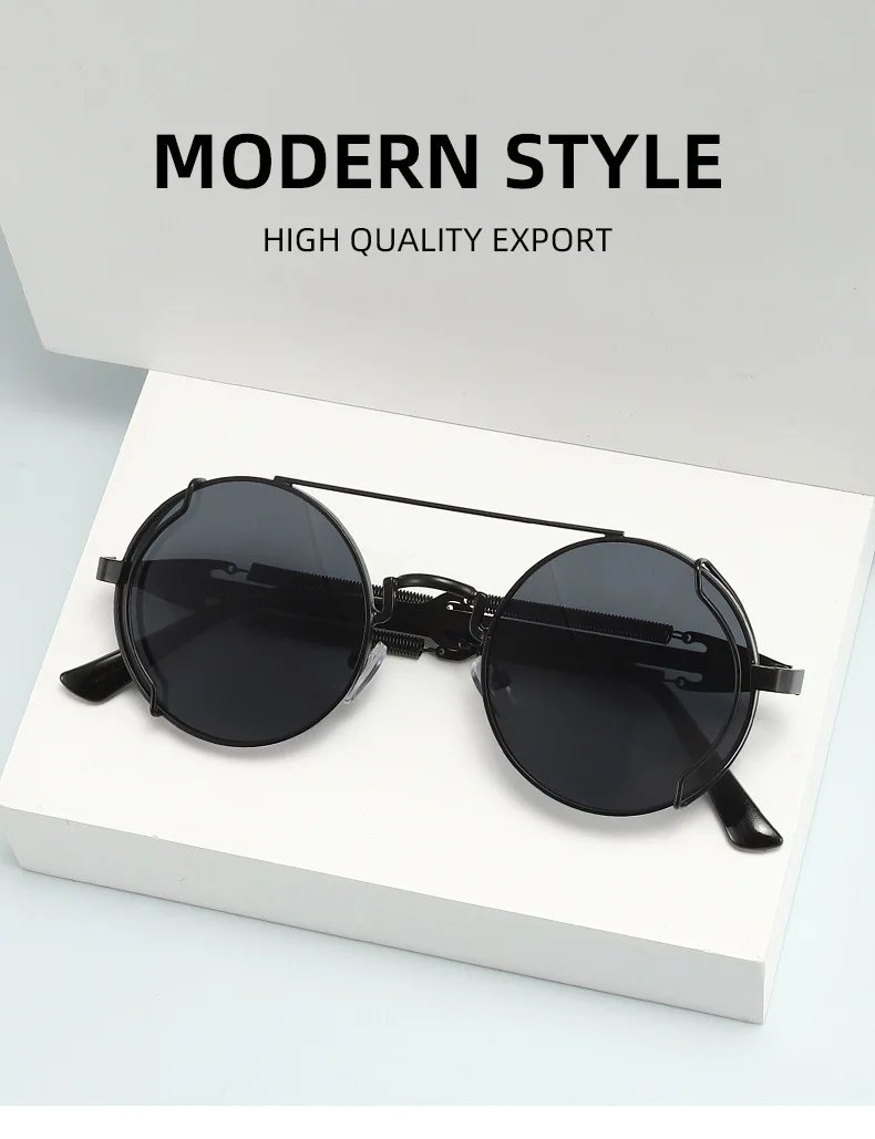 

Sunglasses Men Sunglasses for Women Vintage Hip-hop Punk Style Sunglasses, Suitable for Mountaineering, Tourism, and Beach Use