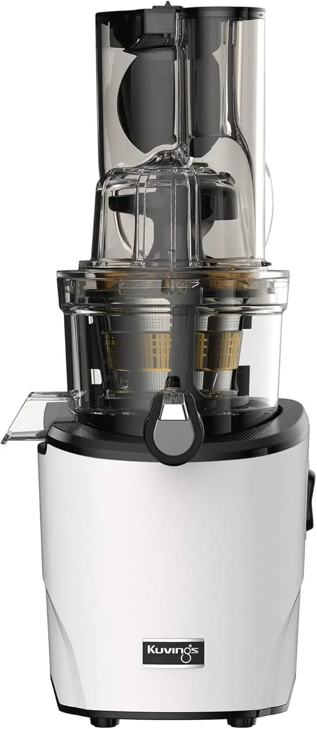 Whole Slow Juicer REVO830SWP Cold Press Masticating Juicer Machine - Extra Wide 88mm & 48mm Food Chutes - Quiet Strong M