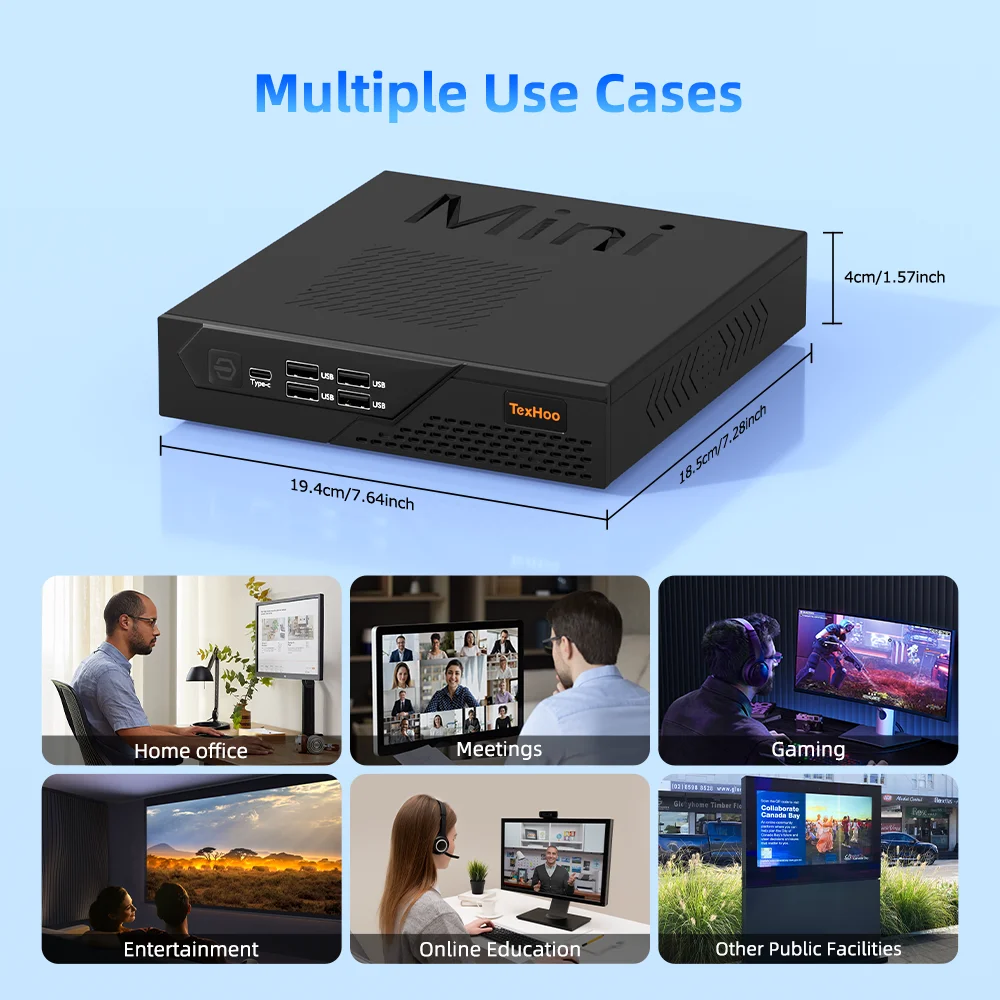 TexHoo Mini PC Intel Core i7-4 - đánh giá và giá Ddr3 8Gb
