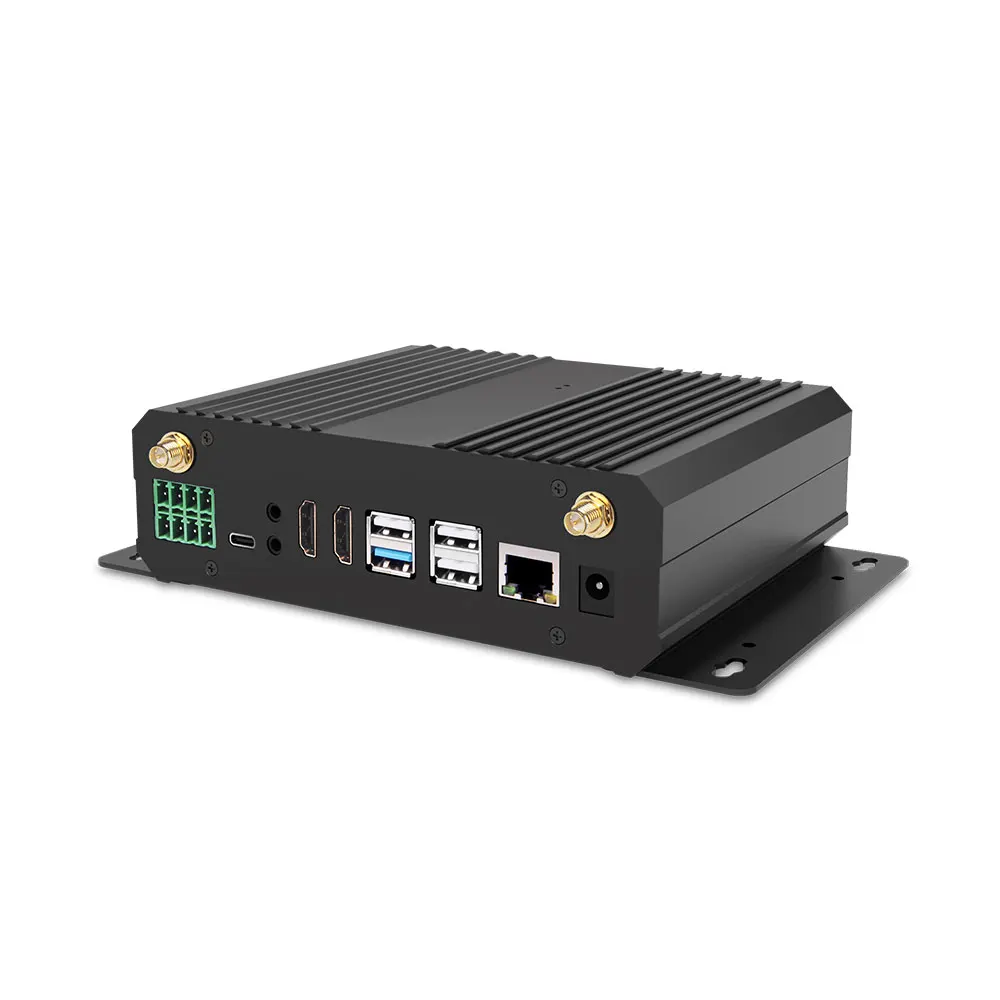 Geniatech Gigabit Ethernet WiFi6 BT 5G 4G LTE Dual Gigabit Ethernet Rk3588 Android Linux Mini Pc Industrial