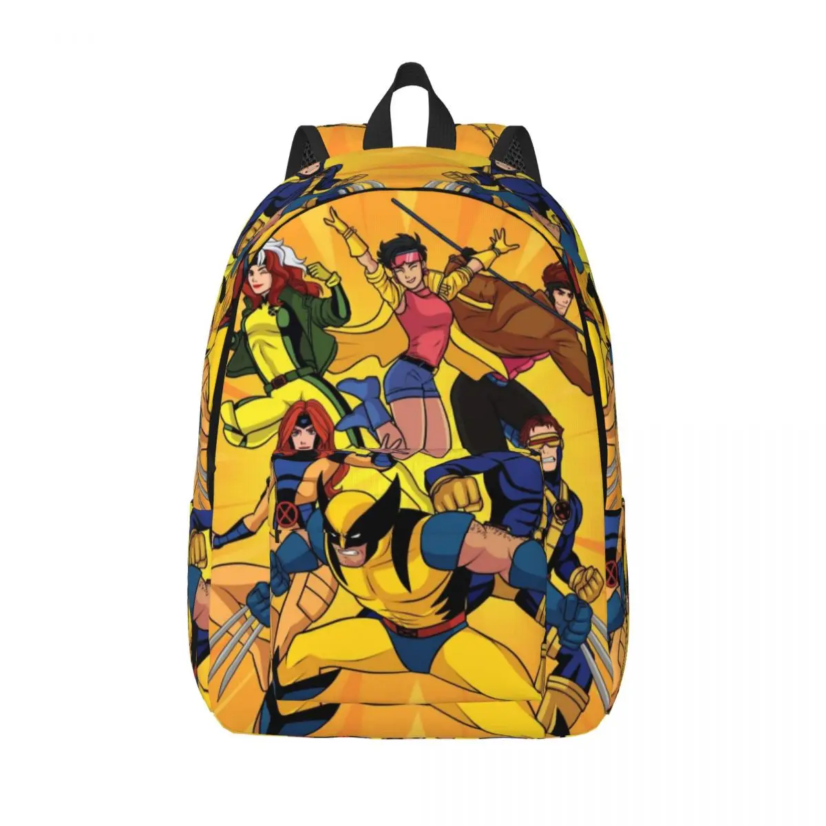 

Custom 3D Printing Rogue Jubilee Wolverine Canvas Backpack for X-Men College School Travel Bags Bookbag Fits 15 Inch Laptop