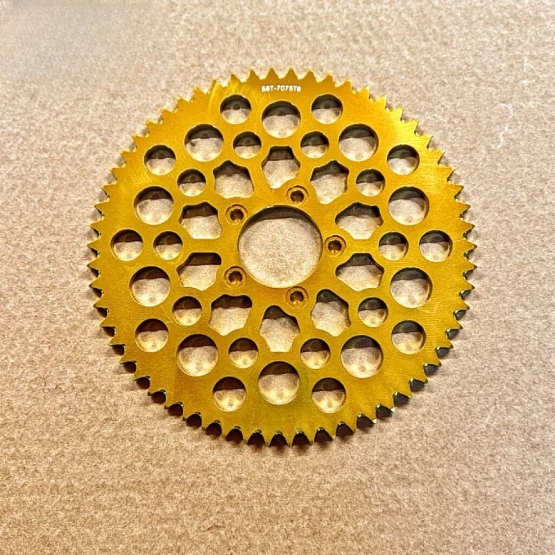Suitable for Qiulong Light Bee 58-tooth modified aluminum alloy 7075 modified tooth plate