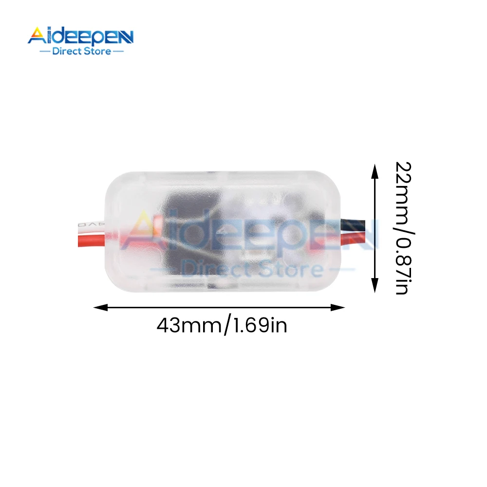Sakelar Sensor Cahaya Otomatis Mati Otomatis Sakelar Lampu Jalan Fotosel DC 3.7V 5V 12V 24V 5A Sensor Fotoswitch Kontrol Foto