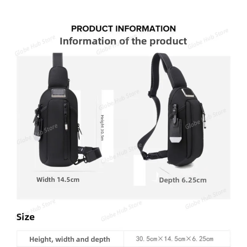 Men's Chest Bag Ballistic Nylon Esports Capsule Series Portable Travel Single Shoulder Crossbody Bag image 6