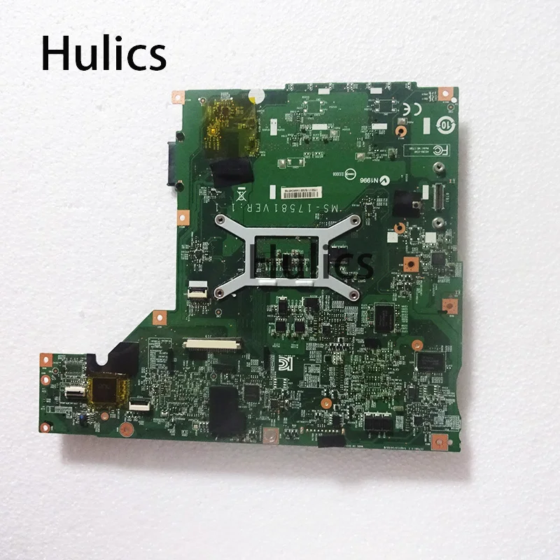 Hulics Used Laptop Motherboard MS-1758 MS-17581 For MSI GE70 GP70 Mainboard  REV 1.1 Main Board