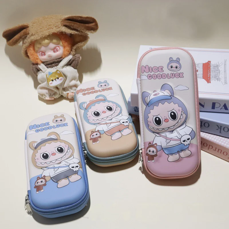

Wholesale Labubu Stationery Labubu Pencil Case Labubu Storage Pouch Kawaii Pen Bag Anime Figures Coin Purse Girl Birthday Gift