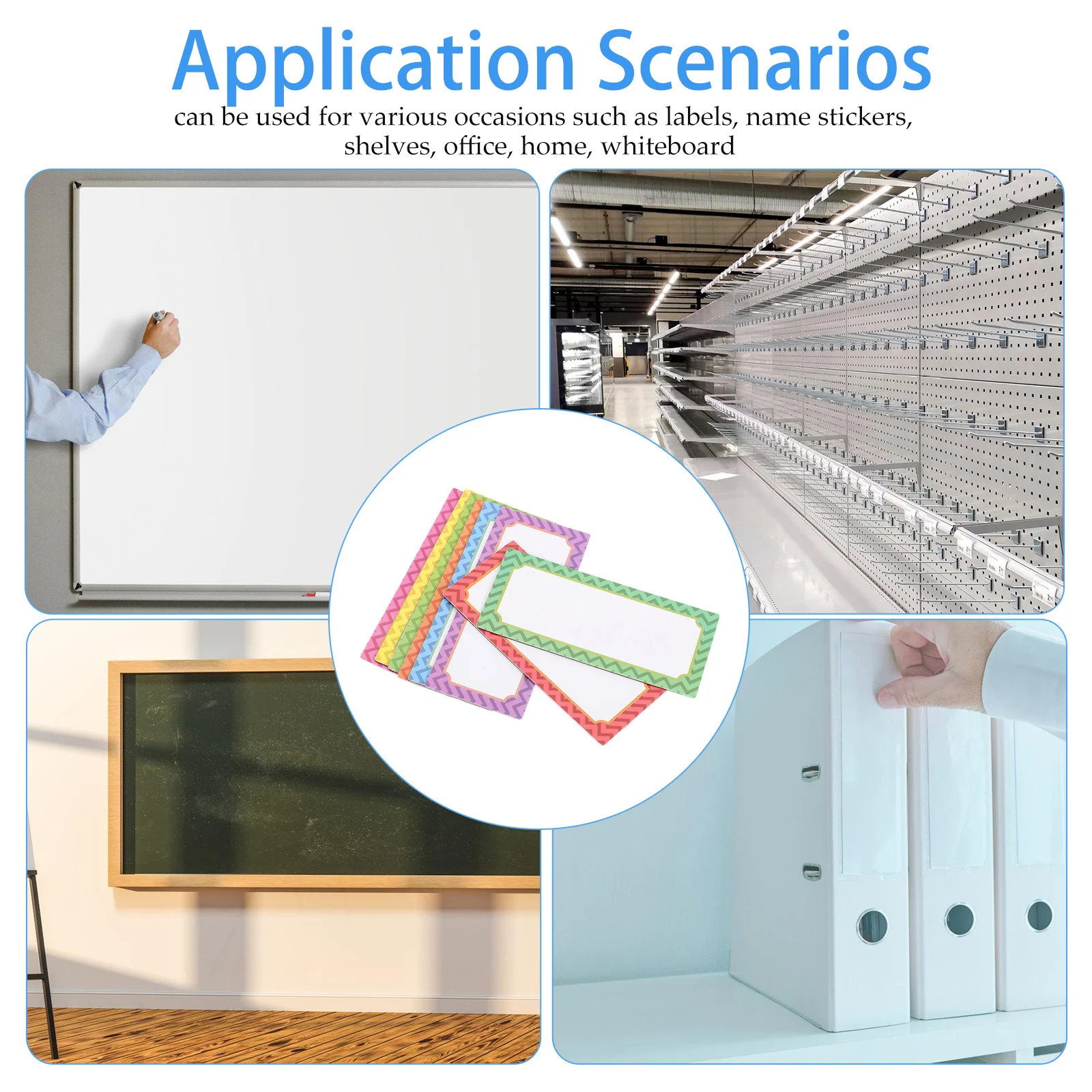 8 قطعة علامات الأسماء المغناطيسية ملصقات المسح الجاف قابلة لإعادة الاستخدام لثلاجة السبورة والفصول الدراسية والمكتب والمطبخ ملصقات المسح الجاف المغناطيسية