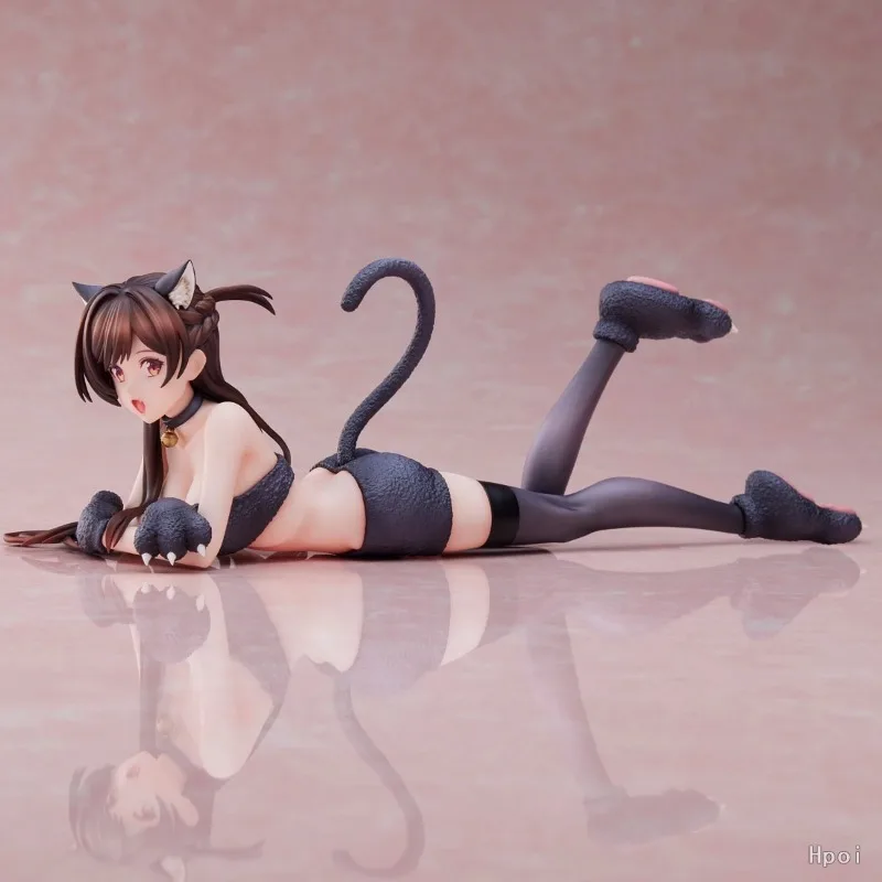 In Stock Original UnionCreative Rent-A-Girlfriend Kanojo Okarishimasu Chizuru Mizuhara Cat Cosplay Ver. Anime Figure Gift Statue
