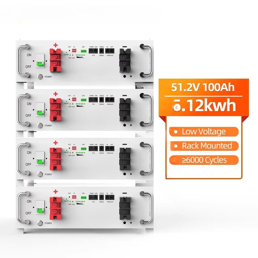 5kwh Lifepo4 Battery 48V  51.2V 100AH 200AH 5kwh 10kwh Lithium Ion Batteries Pack