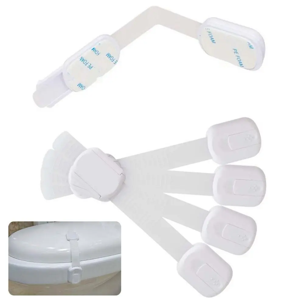 4 個/10 個自己粘着チャイルドセーフティロック安全保護開口部防止保護ロック耐久性のある窓ドアストッパー引き出し