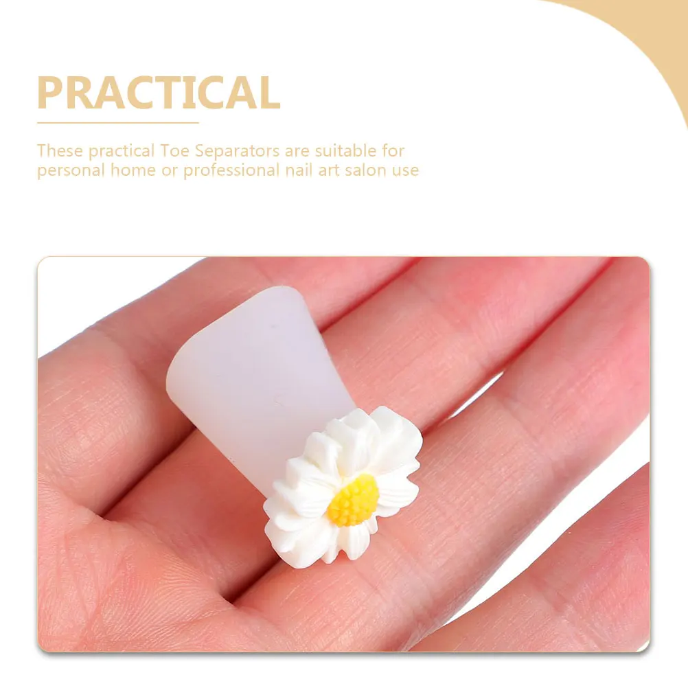 

32pcs Toe Separators Silica Gel Manicure Pedicure Tools Nail Art Dividers for Polish Professional Use at Home Salon